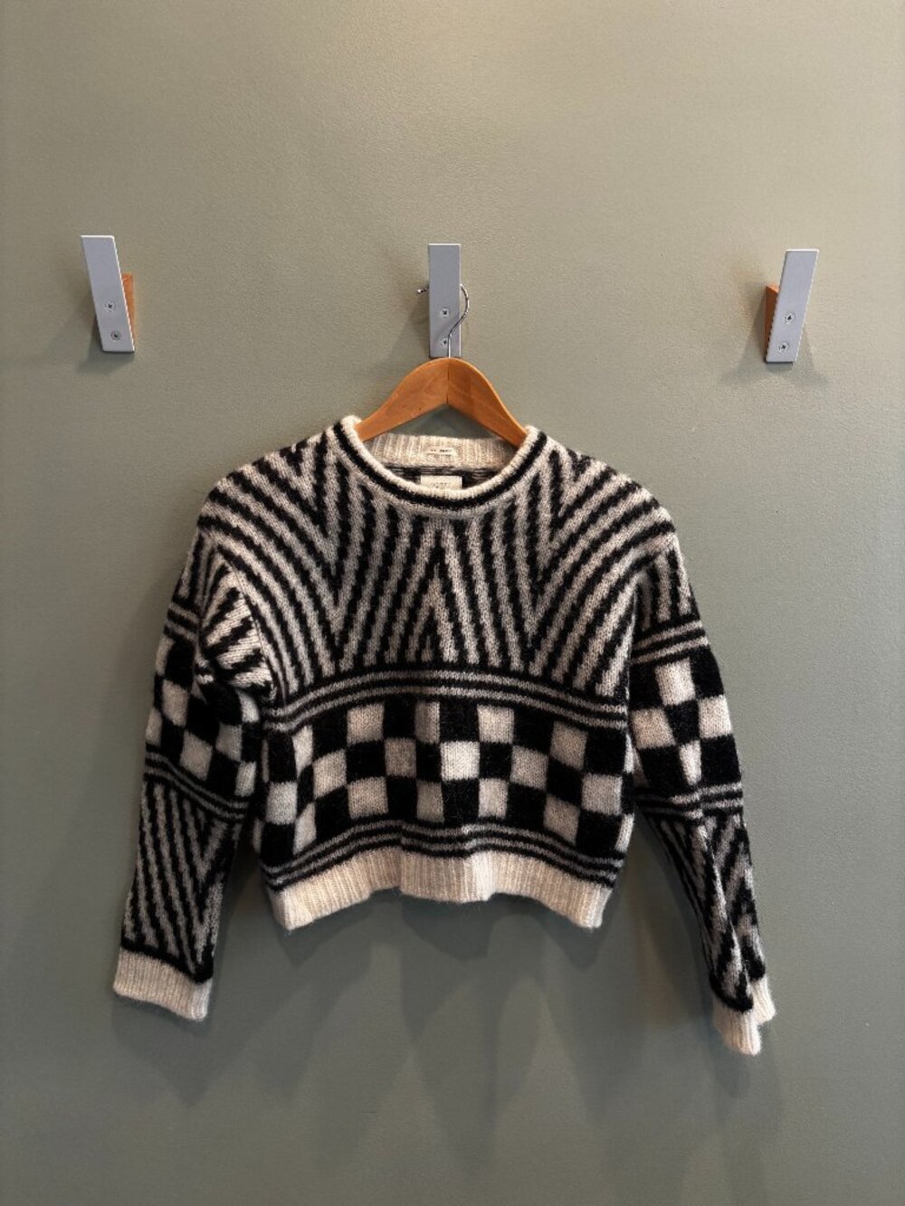 Mother Itsy Cropped Sweater